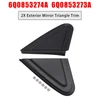2X Exterior Mirror Triangle Trim for VW Polo 6Q0853274A 6Q0853273A