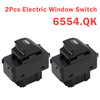 2Pcs Electric Window Switch 6554.QK for Citroen Berlingo 2008-2018 MPV