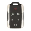 6 Button Car Key Fob M3N32337100 315Mhz Silver For Chevrolet