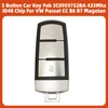 3 Button Car Key Fob 3C0959752BA 433Mhz ID48 Chip For VW Passat CC B6 B7 Magotan