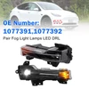 Pair Fog Light Lamps LED DRL For Tesla Model 3 Y 2017鈥?023