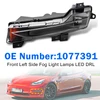 Front Left Side Fog Light Lamps LED DRL 1077391 For Tesla Model 3 Y 2017鈥?023