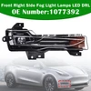 Front Right Fog Light Lamps LED DRL 1077392 For Tesla Model 3 Y 2017鈥?023