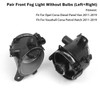 Pair Front Fog Light Lamp For Vauxhall Corsa 2011-2019 13253625 13253626