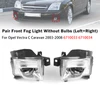 Pair Front Fog Light Lamp For Opel Vectra C 2003-2008 6710033 6710034
