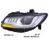 Left+Right LED Headlight W/ AFS HP5Z13008F HP5Z13008E For Lincoln MKZ 2017-2019