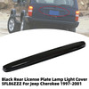 Black Rear License Plate Lamp Light Cover 5FL86ZZZ For Jeep Cherokee 1997-2001