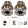 2PCS Oil Pan Oil Pressure Relief Valve Plug For Gen IV LS 2007-2013 LS3 L99 L96
