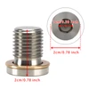 2PCS Oil Pan Oil Pressure Relief Valve Plug For Gen IV LS 2007-2013 LS3 L99 L96