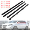4Pcs Inner Door Glass Weatherstrip For Lexus RX350 RX450h 2010-2015