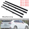 4Pcs Inner Door Glass Weatherstrip For Lexus RX350 RX450h 2010-2015