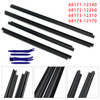 4Pcs Inner Door Window Glass Weatherstrip For Toyota Corolla 2009-2013