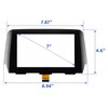 7" Touch Screen Digitizer Replacement GRT761 1J0 For MAZDA 6 Radio 17-19 55 Pin