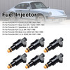 6Pcs Fuel Injector For Porsche 911 Base Carrera 3.2L 1984-1989 0280150158