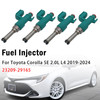 4Pcs Fuel Injector For Toyota Corolla SE 2.0L L4 2019-2024 23209-29165