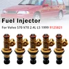 5Pcs Fuel Injector For Volvo S70 V70 2.4L L5 1999 9125821 195500-3460