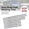Carbon Fiber Door Body Side Molding Trim Fit Benz G Class W464 W465 2019-2026