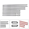 Carbon Fiber Door Body Side Molding Trim Fit Benz G Class W464 W465 2019-2026