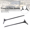 Carbon Fiber Front Window A-Pillar Addon Fit Benz G Class W464 G500 2019-2023