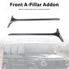 Carbon Fiber Front Window A-Pillar Addon Fit Benz G Class W464 G500 2019-2023