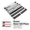 Carbon Fiber Outer Door Sill Plate Cover Trim Fit Benz W464 G500 2019-2023