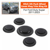 Hitch 5th Puck Wheel Cover Plug Trim Ring Kit For Ford F-Series Super Duty 2011-2023