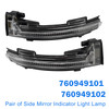 Pair of Side Mirror Indicator Light Lamp for VW Touareg III CR 2018-2023
