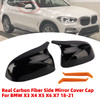 Real Carbon Fiber Side Mirror Cover Cap For BMW X3 X4 X5 X6 X7 2018-2021