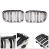 2PCS Front Bumper Kidney Grille Grill Fit BMW 1 Series F20 F21 2012-2014