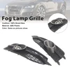Black Front Bumper Fog Light Grille Cover Bezel Fit Audi A7 S7 S-Line 2012-2015