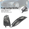 Black Front Bumper Fog Light Grille Cover Bezel Fit Audi A7 S7 S-Line 2012-2015
