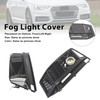 2PCS Black Front Bumper Foglight Grille Grill Fit Audi A4 S4 B9 2016-2019