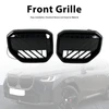 Black Front Bumper Grill Grille Fit BMW X3 G45 2025+ W/LED Light