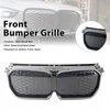 Black Chrome Front Bumper Grill Grille Fit BMW iX1 U11 2023-2025 W/LED Light