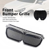 Black Chrome Front Bumper Grill Grille Fit BMW iX1 U11 2023-2025 W/LED Light