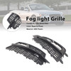 Black Front Fog Lamp Grill Fit Audi A5 S-Line Sport Edition Bumper 2013-2016