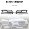 Black Front Fog Lamp Grill Fit Audi A5 S-Line Sport Edition Bumper 2013-2016