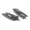 Black Front Fog Lamp Grill Fit Audi A5 S-Line Sport Edition Bumper 2013-2016