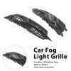 2PCS Car Front Bumper Fog Light Grille For Audi A6 C7 S-Line 2012-2014 W/LED
