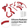 Silicone Radiator coolant Hose kit For Kawasaki Ninja 636 ZX-6R 09-26 Red