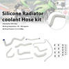 Silicone Radiator coolant Hose kit For Kawasaki Ninja 636 ZX-6R 09-26 White