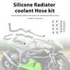 Silicone Radiator coolant Hose kit For Kawasaki Ninja 636 ZX-6R 09-26 White