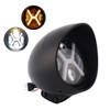 40W 5.75" Beam Headlight Fog Lamp Custom 4000Lm Black Fits For Racer Bobber