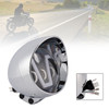 40W 5.75" Beam Headlight Fog Lamp Custom 4000Lm Chrome Fits For Racer Bobber