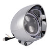 55W 5.75" Beam Headlight Fog Lamp Custom 4000Lm Chrome Fits For Racer Bobber