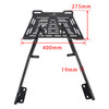 Black Rear Luggage Rack Enlargement Plate For Yamaha Tracer 700 / GT 2016-2020