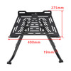 Black Rear Luggage Rack Enlargement Plate For Aprilia Tuareg 660 2022-2025