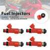 4PC 15710-65J00 Fuel Injectors 16450-MCW-004 For Honda VFR800 02-09