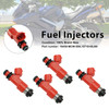 4PC 15710-65J00 Fuel Injectors 16450-MCW-004 For Honda VFR800 02-09