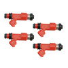 4PC 15710-65J00 Fuel Injectors 16450-MCW-004 For Honda VFR800 02-09